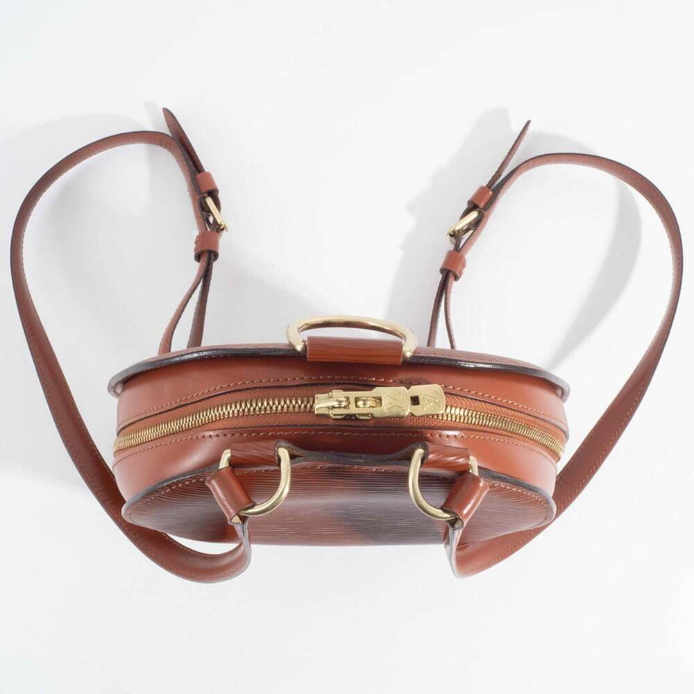 LOUIS VUITTON Brown Leather Backpack - Picture 8 of 16